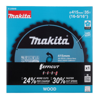 Диск пильный по дереву Efficut Specialized 415x30 35T, MAKITA, E-24848