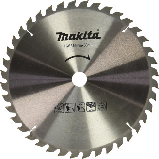 Makita JM27170005 | Пиляльний диск Makita: дерево для 2712 315x30 мм 40 зубів JM27170005