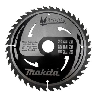 Makita B-08109 | Пиляльний диск Makita MForce по дереву 230x30мм x 10 зубів, B-08109
