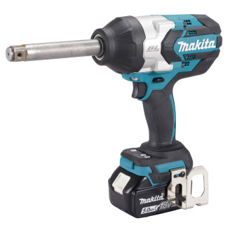 Makita DTW1005Z | Аккумуляторный ударный гайковерт с удлиненным хвостовиком LXT Makita DTW1005Z (каркас)