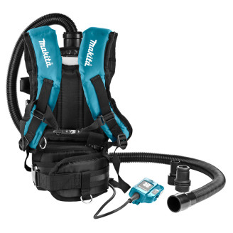Акумуляторний пилосос ранцевого типу  Makita LXT 18В+18В з AWS, DVC265ZXU (каркас)