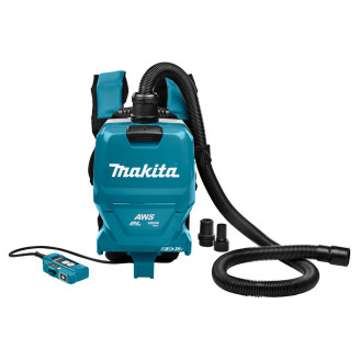 Акумуляторний пилосос ранцевого типу  Makita LXT 18В+18В з AWS, DVC265ZXU (каркас)