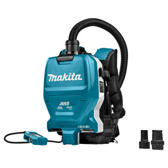 Акумуляторний пилосос ранцевого типу  Makita LXT 18В+18В з AWS, DVC265ZXU (каркас)