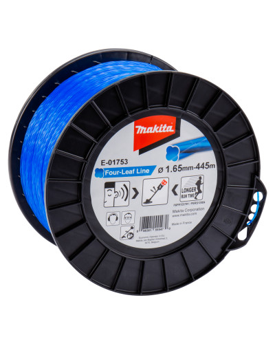 Makita E-01753 | Леска косильная Makita "Клевер"1,65 мм 445 м. E-01753