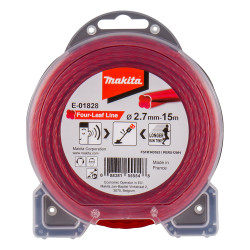 Косильна ліска Makita "Клевер" 2.7 мм, 15 м, E-01828