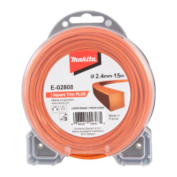 Косильная леска Makita "Квадратная" 2.4 мм. 15м, E-02808