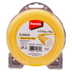 Косильна ліска двошарова PRО Makita 3 мм, 15 м, E-02836