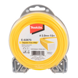 Косильна ліска Makita двошарова PRO 3 мм, 15 м. E-02870
