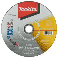 Makita E-13758 | Відрізний диск тонкий для нержавіючої сталі плоский MAKITA 60Т 180х22.23х1.6, E-13758