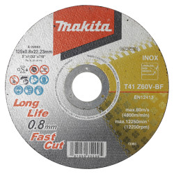 Диск відрізний Z60V 125x0.8x22.23, MAKITA, E-22953