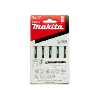 Пилки для лобзика Makita 5 шт, ном, 17, A-85846
