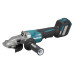 Акумуляторна кутова шліфувальна машина з плоским корпусом редуктора Makita XGT 40 V MAX GA056GZ (каркас)