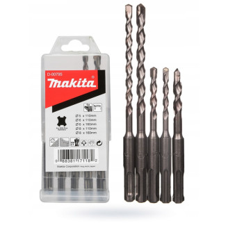 Набор буров Makita SDS-Plus, 5 шт