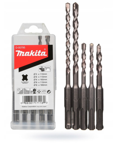 Набір бурів MAKITA SDS-PLUS (5 шт.)  - фото 4