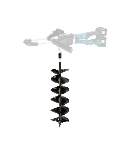 Бур грунтовой Makita 200X800 мм, E-07319  - фото 7
