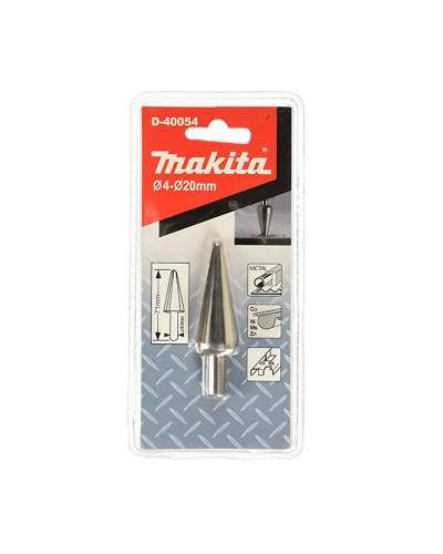 Коническое сверло HSS Makita 9-20 мм, D-40054  - фото 2