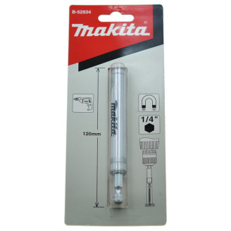 Держатель бит магнитный с направляющей Makita HEX1/4, 120 мм, B-52934
