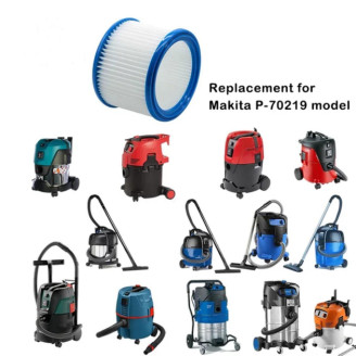 Фильтрующий элемент (картридж) Makita для VC3012L, VC2010L, VC2012, VC2511, VC2512L, VC3011L, VC3511L, 446L, VC2000L, P-70219