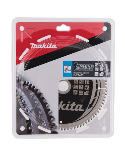B-29480 MAKITA Пильний диск для ламінату TCT 250x30мм 84 зуб  - фото 2