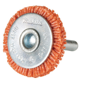 Нейлоновая коническая щетка Makita для грубой очистки 38х6мм, D-45565