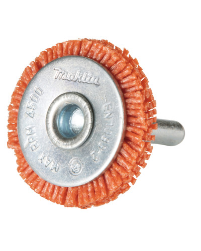 Нейлоновая коническая щетка Makita для грубой очистки 38х6мм, D-45565  - фото 2