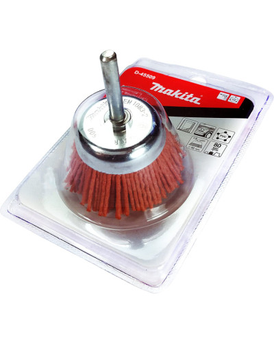 Нейлонова чашкова щітка Makita для грубої очистки 50х6мм, D-45509  - фото 5
