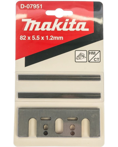 Набор строгальных мини-ножей Makita Т.С.Т. 82 мм с пластиной, 4 шт, D-07951  - фото 5