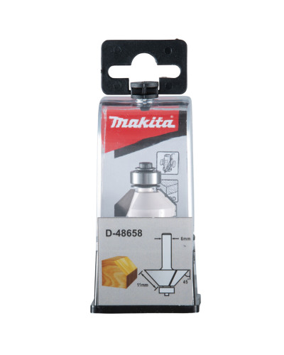 Фреза для снятия фасок с подшипником Makita 25,4х11х51 мм D-48658  - фото 2