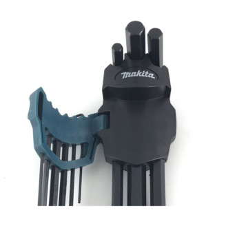 Набір шестигранних ключів Makita 9 шт. (1.5, 2, 2.5, 3, 4, 5, 6, 8, 10 мм), B-65894