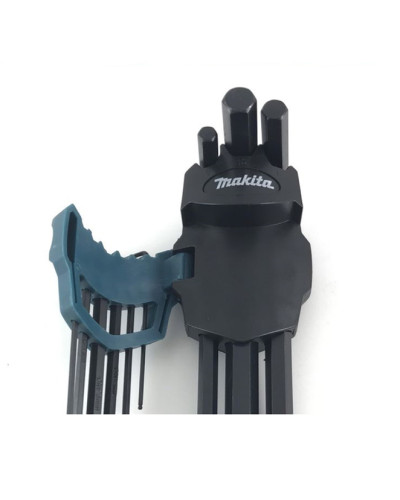 Набір шестигранних ключів Makita 9 шт. (1.5, 2, 2.5, 3, 4, 5, 6, 8, 10 мм), B-65894  - фото 2