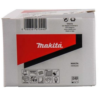 Набір білого шліфувального паперу 114х140 мм К240 (50 шт) Makita P-36669