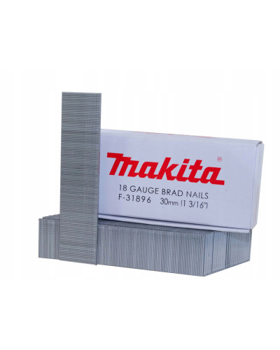Паркетні цвяхи 1,2 х 30 мм для AF506, AF505, AF550H, DBN500, DFN350, FN001G Makita F-31896  - фото 2