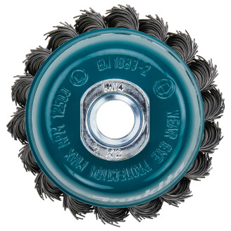 Чашкова щітка з крученим дротом MAKITA М14/75 мм/0,5 мм