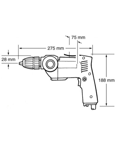 Дрель безударная Makita DP4700  - фото 2