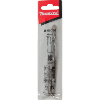 Бур (свердло) Makita SDS-Plus Standard 6x110 мм, D-00050