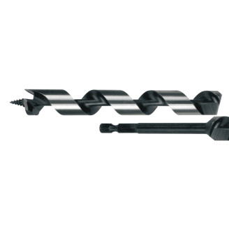 Makita D-16053 | Свердло Makita спіральне по дереву з шестигранним хвостиком 18x200 мм, D-16053