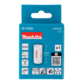 Свердлильна коронка Makita HSS-Bi-Metal 25мм, D-17033