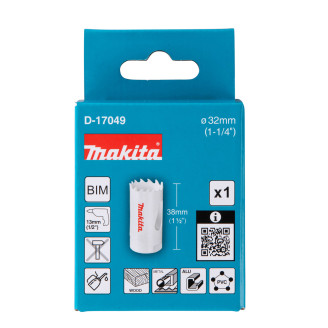 Свердлильна коронка Makita HSS-Bi-Metal 32мм, D-17049