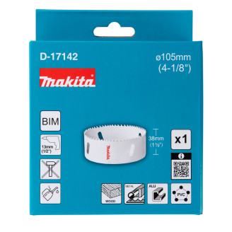 Свердлильна коронка Makita HSS-Bi-Metal 105мм, D-17142