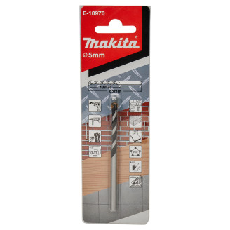 Свердло Makita TCT 5x85 мм, E-10970