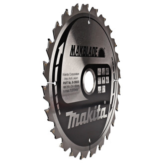 Пиляльний диск Makita MAKBlade по дереву 216x30мм x 24 зуб, B-08903
