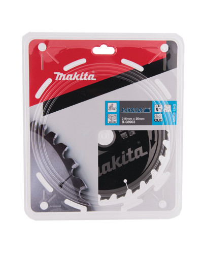 Пильный диск Makita MAKBlade по дереву 216x30мм x 24 зуб, B-08903  - фото 3