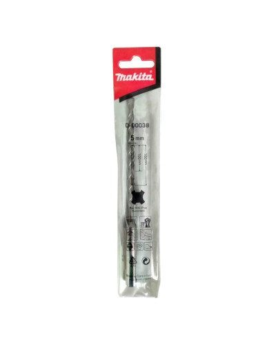 Бур (свердло) MAKITA SDS-plus 5x160 мм, D-00038  - фото 2
