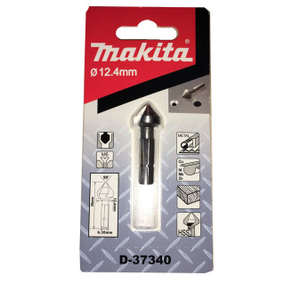 Зенкер MAKITA 3 кромки 12,4x35 мм, D-37340