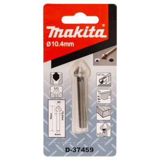 Зенкер MAKITA 3 кромки 10,4x50 мм, D-37459