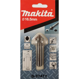 Зенкер MAKITA 3 кромки 16,5x60 мм, D-37471