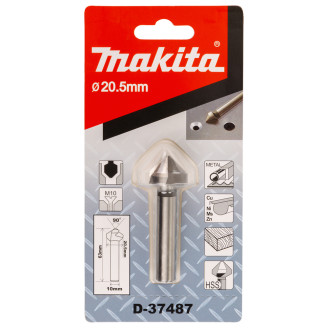 Зенкер MAKITA 3 кромки 20,5x63 мм, D-37487