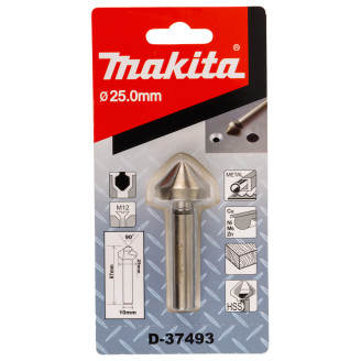 Зенкер MAKITA 3 кромки 25x67 мм, D-37493