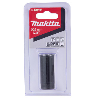 Алмазна коронка Makita по твердій кераміці з водою 22 мм D-61232