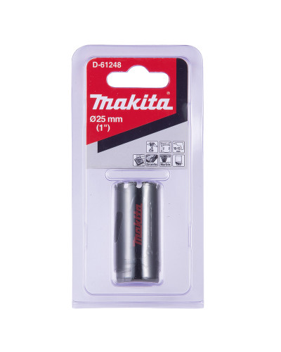 Алмазная коронка Makita по жесткой керамике с водой 25 мм D-61248  - фото 2